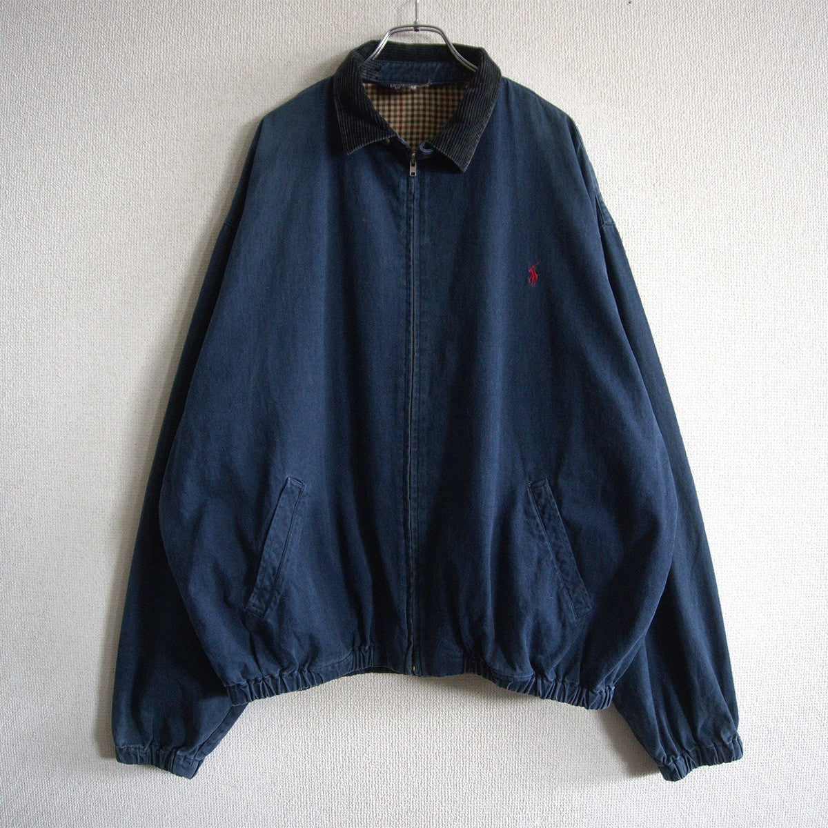 POLO RALPH LAUREN 90s Corduroy Collar Swing Top Size XL