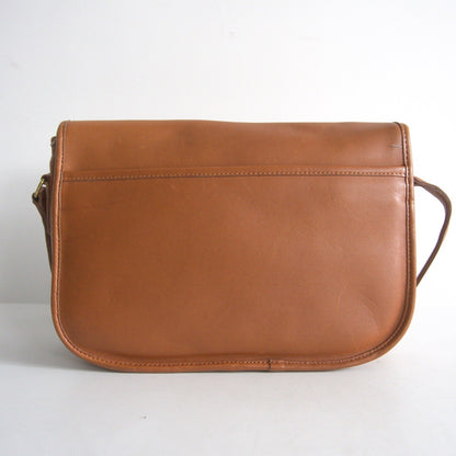OLD COACH Brown Leather Shoulder Bag ONE SIZE Size ONE SIZE