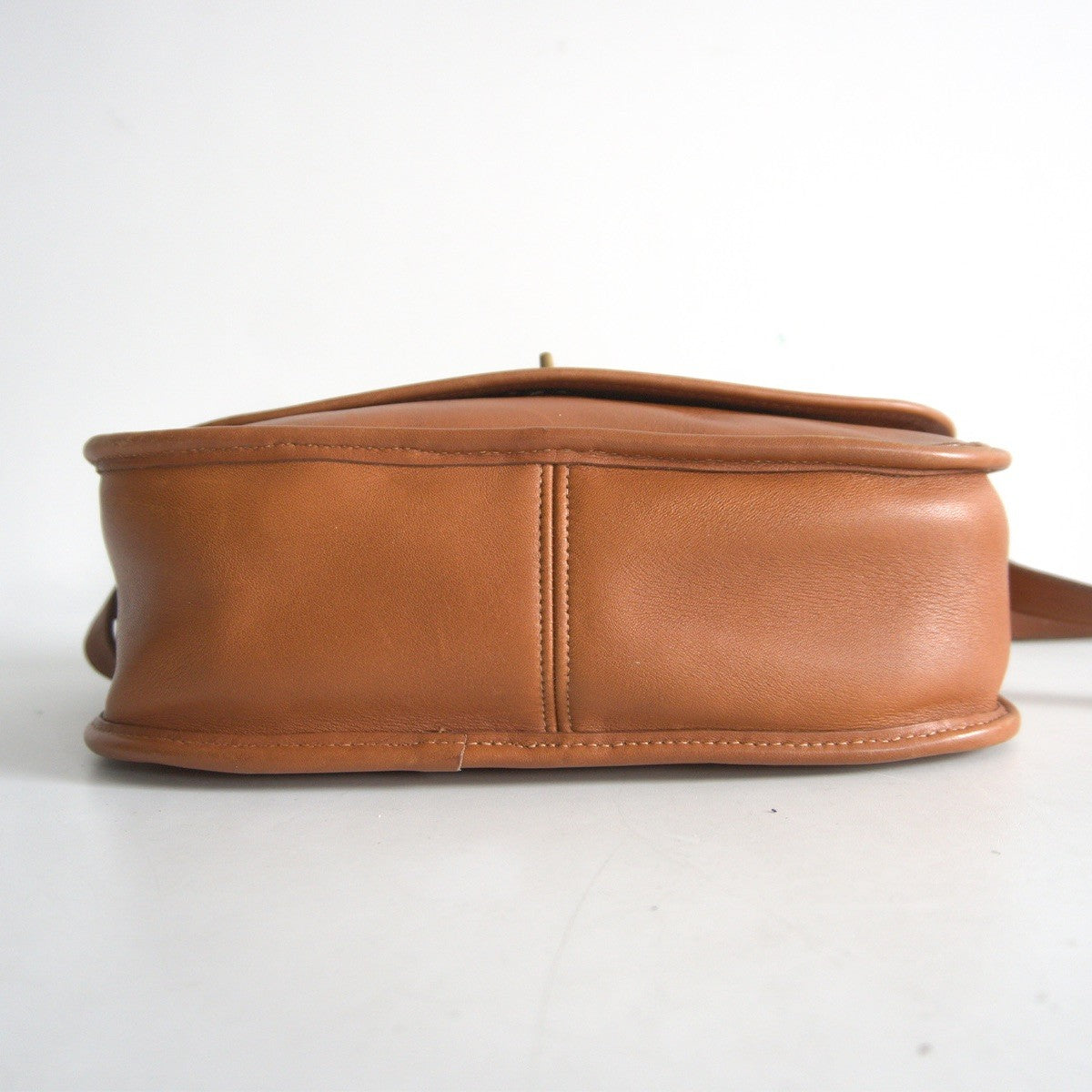 OLD COACH Brown Leather Shoulder Bag ONE SIZE Size ONE SIZE