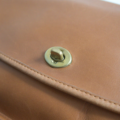 OLD COACH Brown Leather Shoulder Bag ONE SIZE Size ONE SIZE