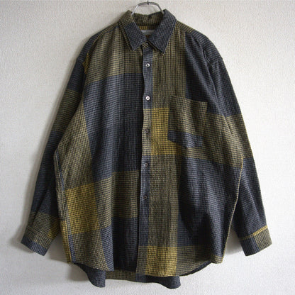 COMME des GARCONS HOMME 90s Wool Check Shirt Size XXL