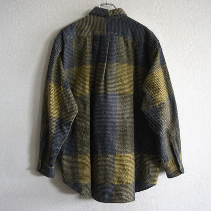COMME des GARCONS HOMME 90s Wool Check Shirt Size XXL