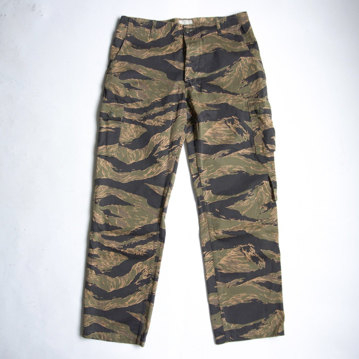 BUZZ RICKSON Tiger Stripe Cargo Trousers Size REGULAR-LARGE