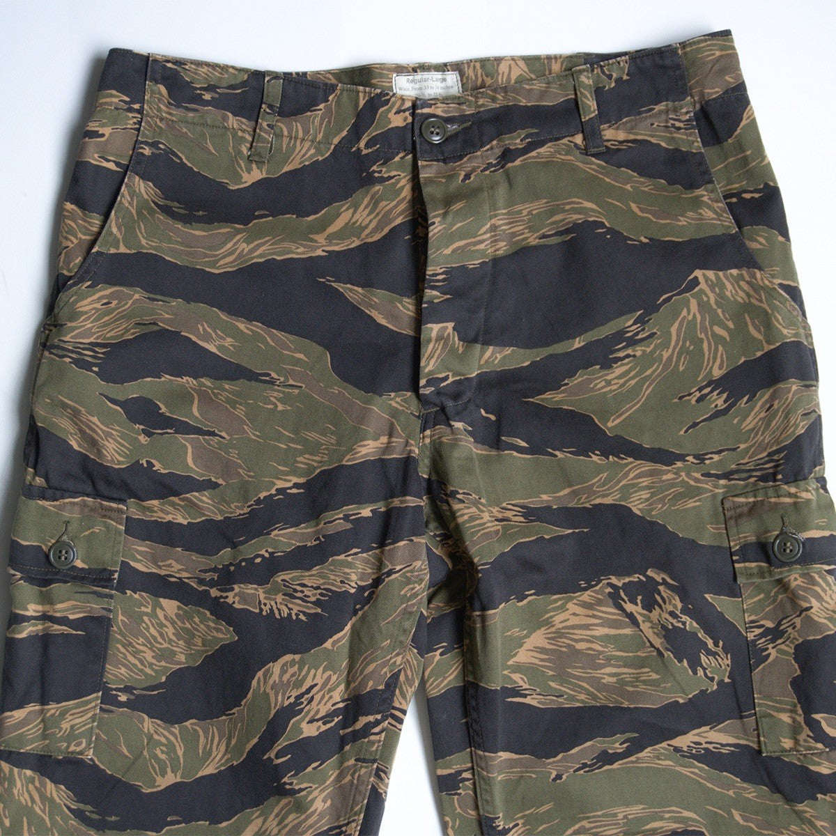 BUZZ RICKSON Tiger Stripe Cargo Trousers Size REGULAR-LARGE