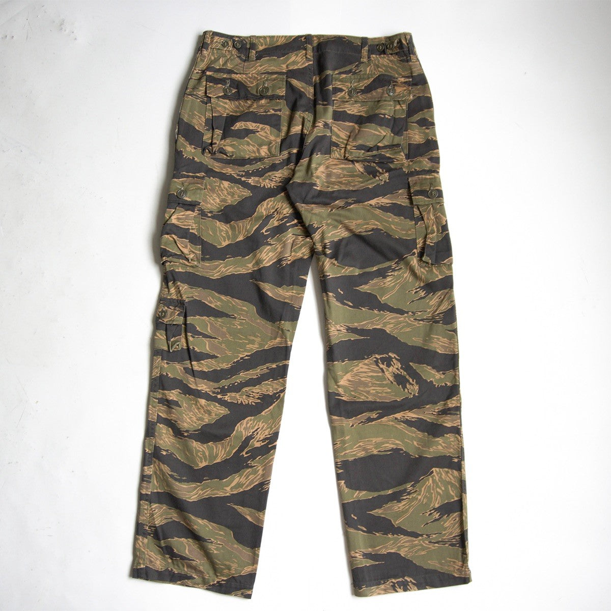BUZZ RICKSON Tiger Stripe Cargo Trousers Size REGULAR-LARGE