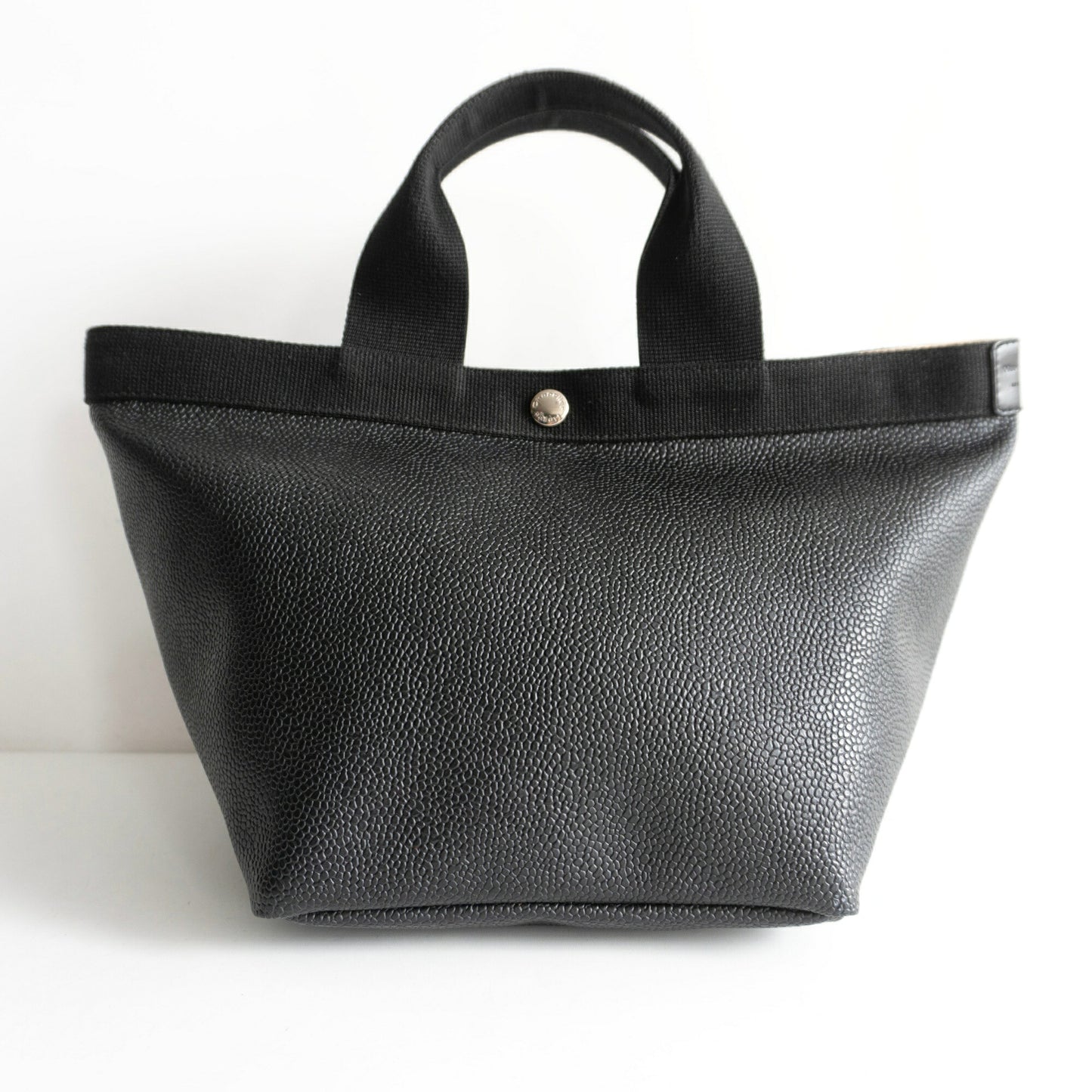 Herve Chapelier 707GP Coated Canvas Noir Tote Size ONE SIZE