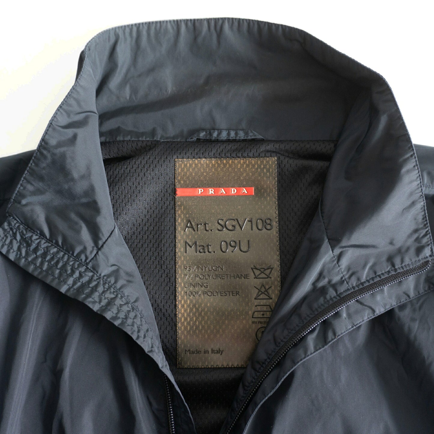 PRADA SPORT Archive SGV108 Nylon Zip Vest Size 50