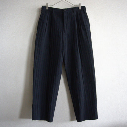 COMME des GARCONS HOMME AD2002 2-Tuck Stripe Slacks Size X
