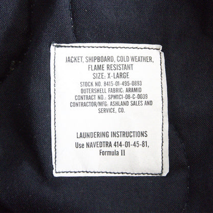 US NAVY Aramid Shipboard Jacket Size XL