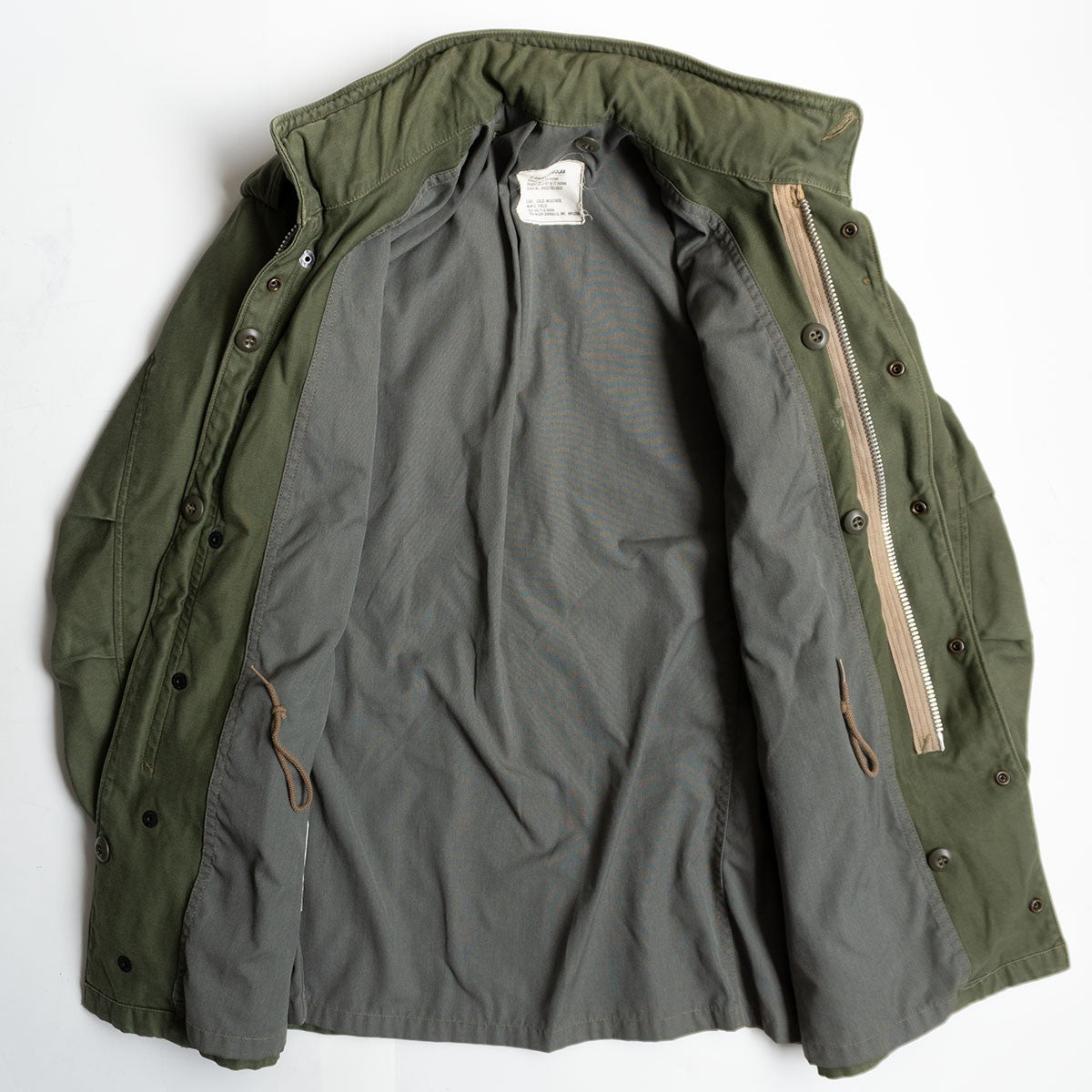 THE REAL MCCOY'S M-65 2nd Field Jacket Grey Size X-SMALL