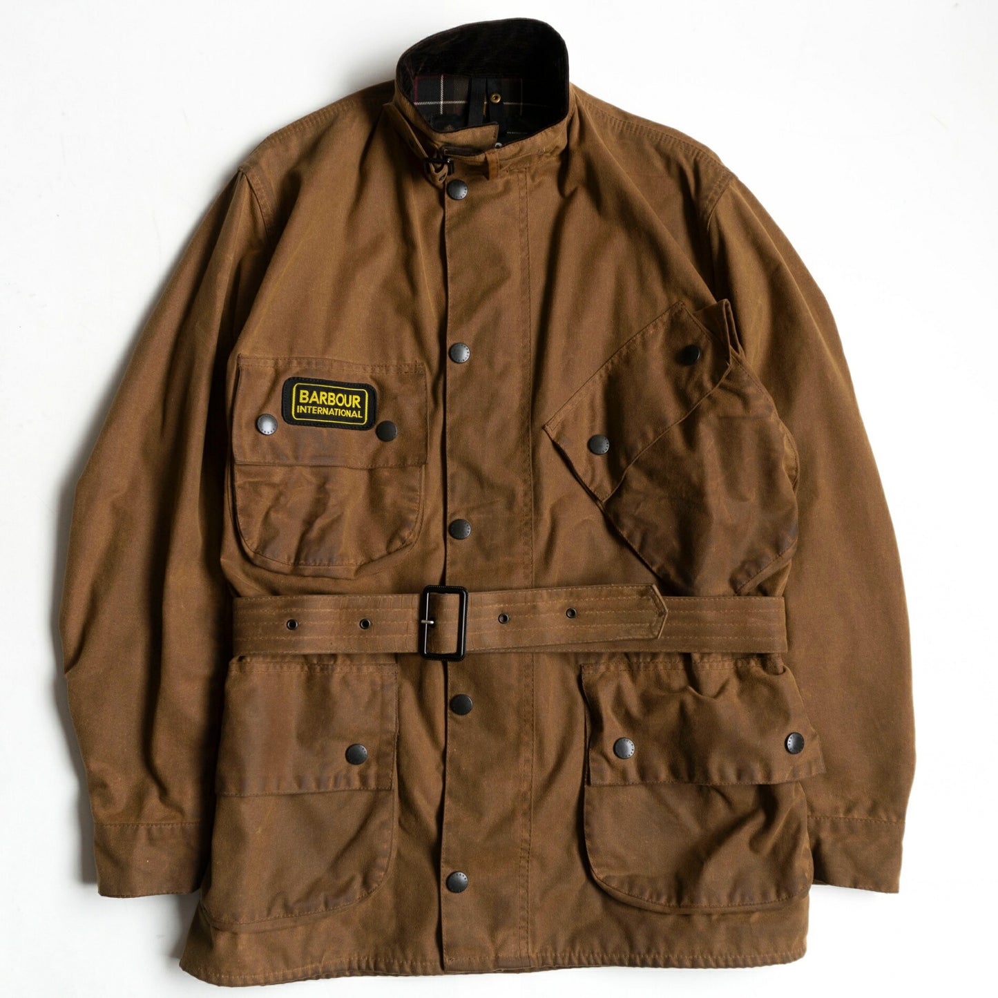 BARBOUR International Oiled Motorcycle Jacket UK Size 40