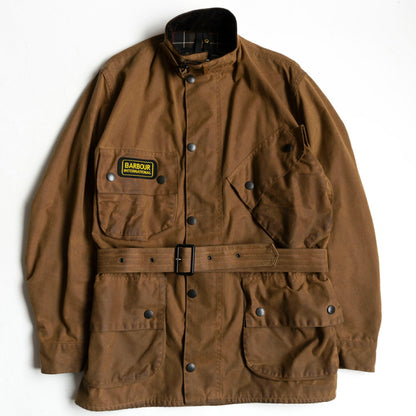 BARBOUR International Oiled Motorcycle Jacket UK Size 40