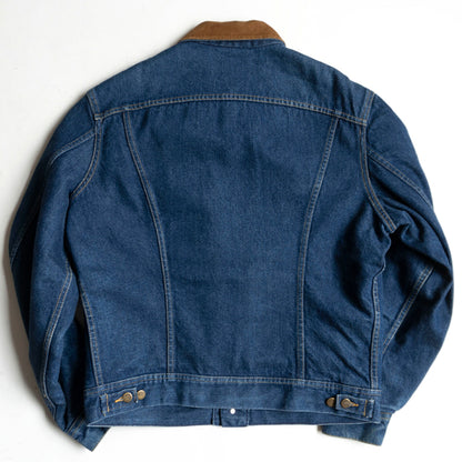 LEE 80s Storm Rider Blanket Lined Denim Jacket Size 42L