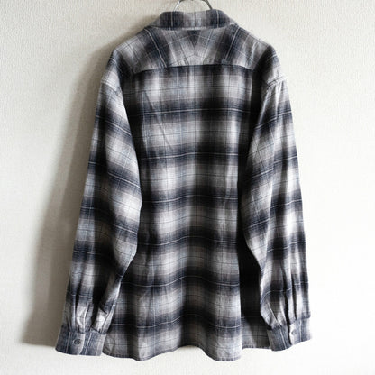 PENDLETON Open Collar Cotton Ombre Boxy Shirt Size XL
