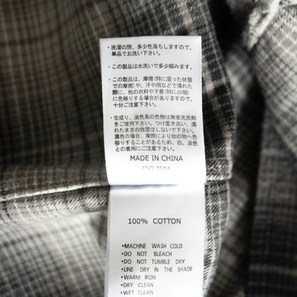 PENDLETON Open Collar Cotton Ombre Boxy Shirt Size XL