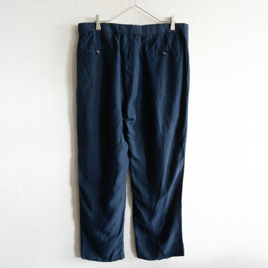POLO RALPH LAUREN Navy Linen Silk Slacks Size 36×30
