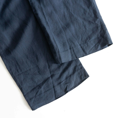 POLO RALPH LAUREN Navy Linen Silk Slacks Size 36×30
