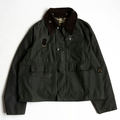 Barbour Spey Wax Jacket Khaki Size L
