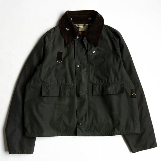 Barbour Spey Wax Jacket Khaki Size L