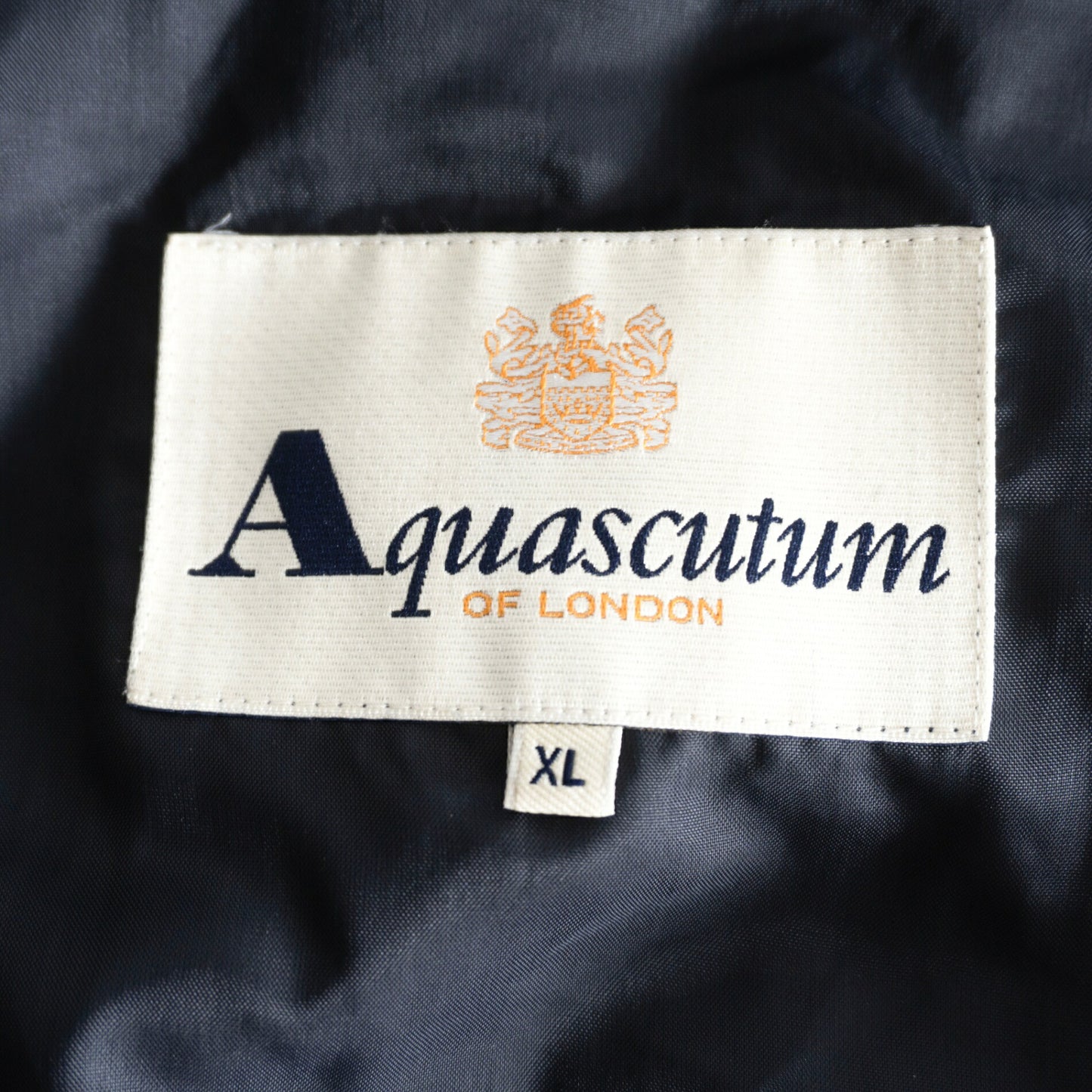 AQUASCUTUM Stand Collar Jacket Size XL