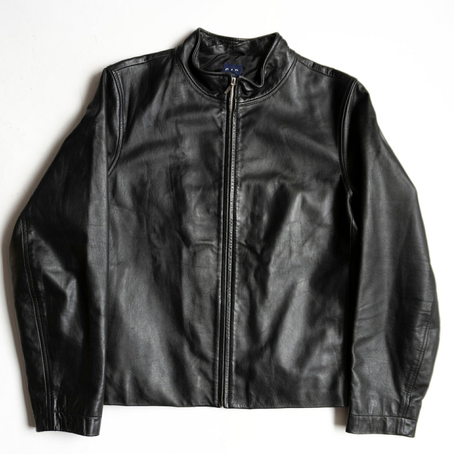 OLD GAP Black All Leather Jacket Size L