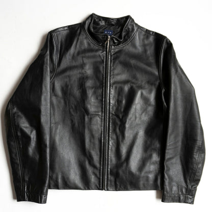 OLD GAP Black All Leather Jacket Size L