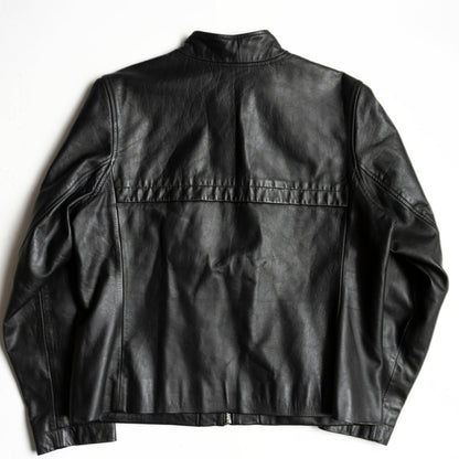 OLD GAP Black All Leather Jacket Size L