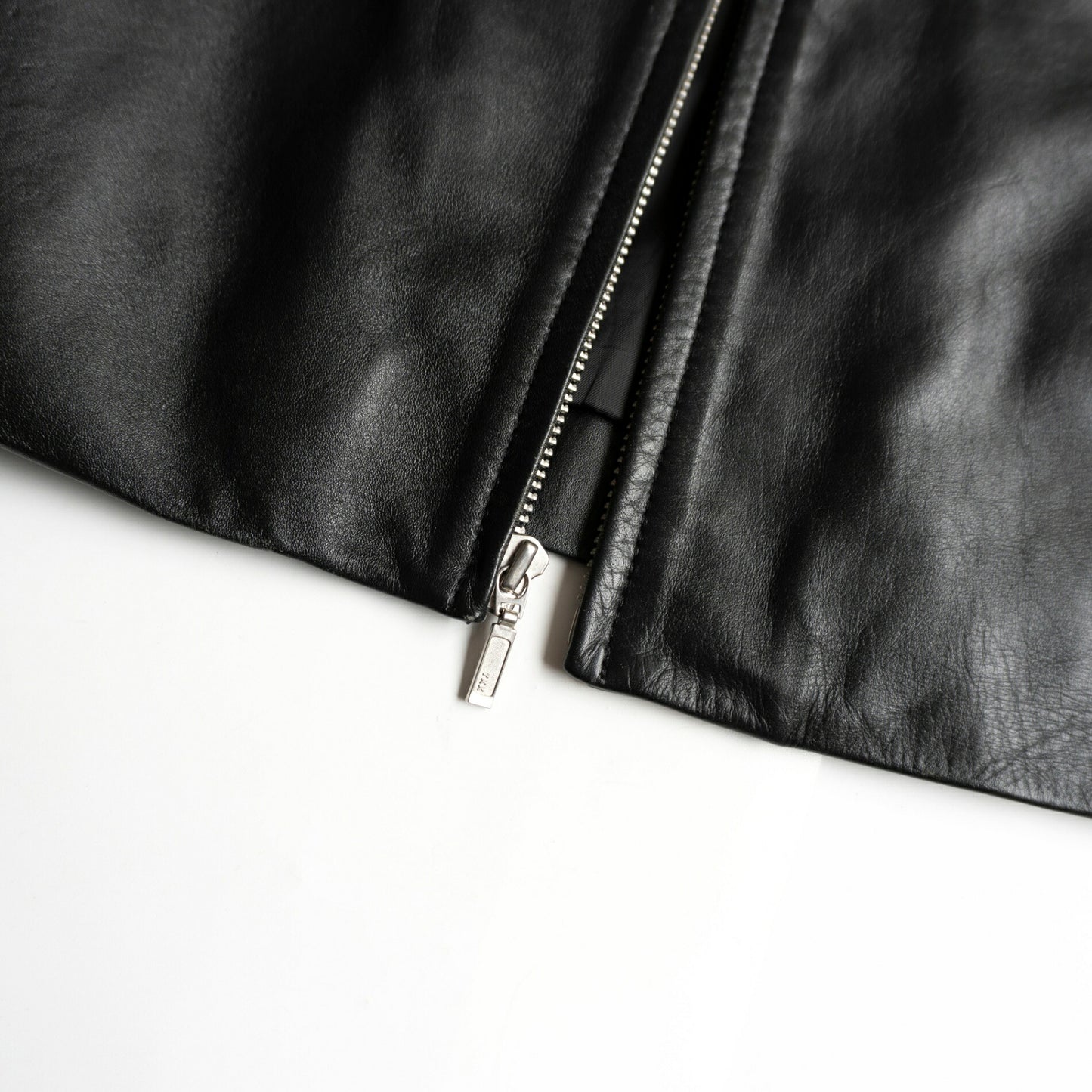 OLD GAP Black All Leather Jacket Size L