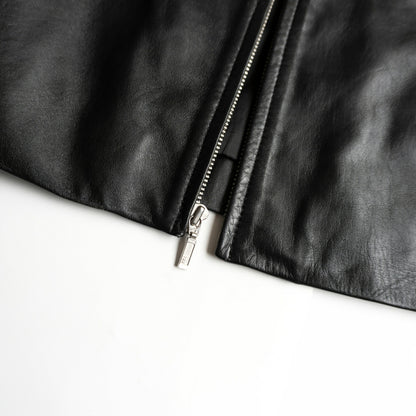 OLD GAP Black All Leather Jacket Size L
