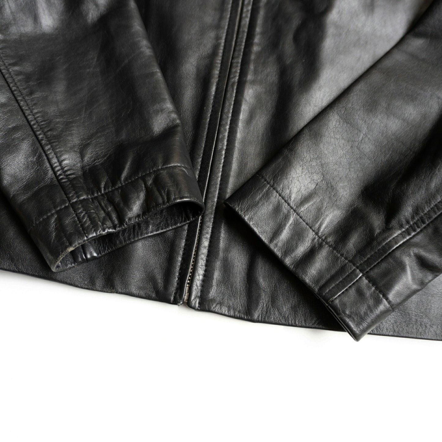 OLD GAP Black All Leather Jacket Size L