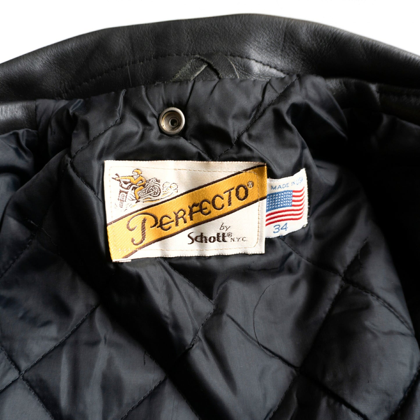 SCHOTT 618 Double Rider Leather Jacket Size S