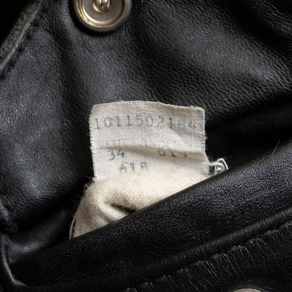 SCHOTT 618 Double Rider Leather Jacket Size S