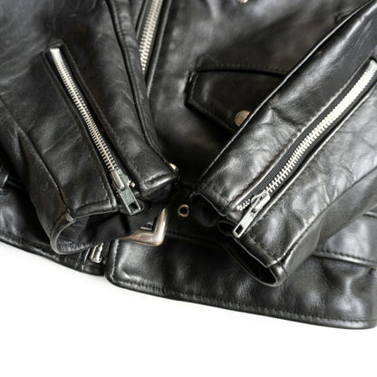 SCHOTT 618 Double Rider Leather Jacket Size S
