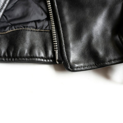 SCHOTT 618 Double Rider Leather Jacket Size S
