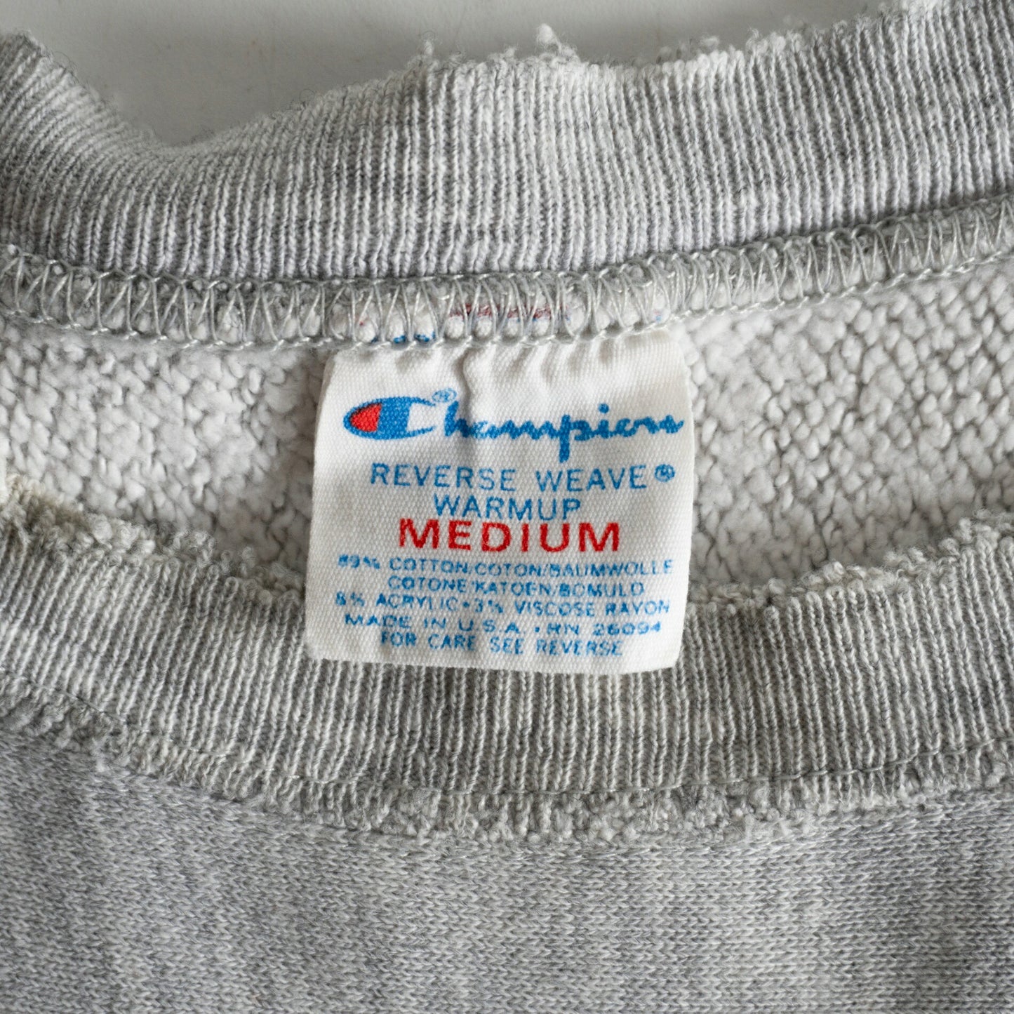 CHAMPION 80s NAVY Reverse Weave Sweatshirt Size M
