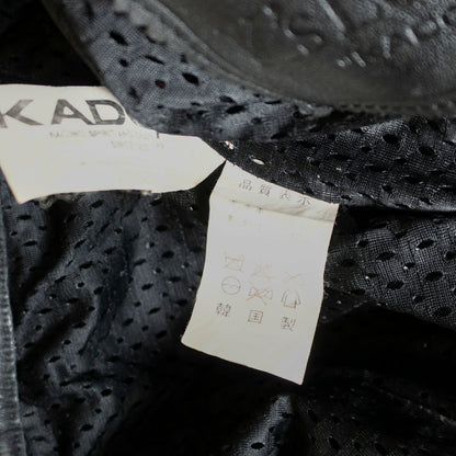 KADOYA Black Motorcycle Thick Cowhide Leather Pants Size L