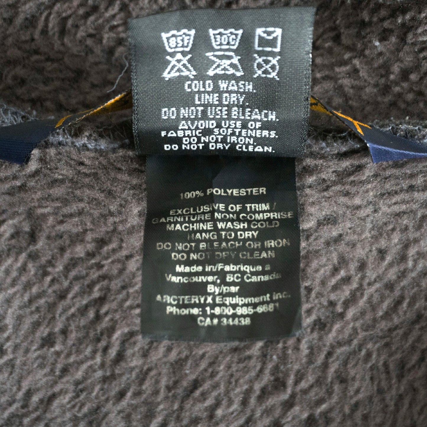 ARC'TERYX 90s DELTA RS Fleece Jacket Made in Canada Size M