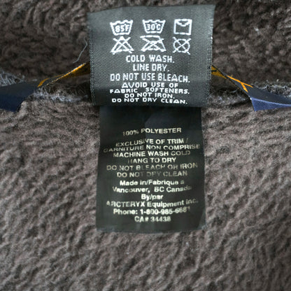 ARC'TERYX 90s DELTA RS Fleece Jacket Made in Canada Size M