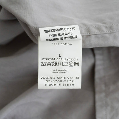 WACKO MARIA Open Collar Short Sleeve Shirt Size L