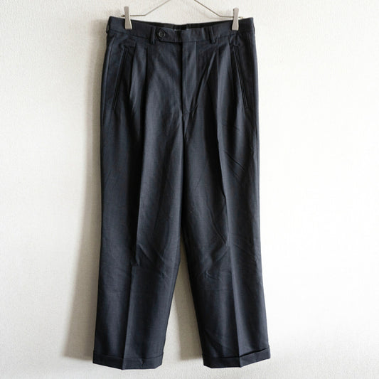 GIORGIO ARMANI Gray Stripe Slacks Trousers Size 40