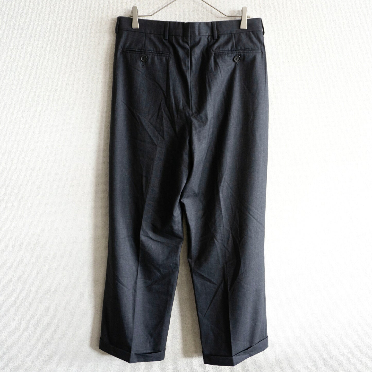 GIORGIO ARMANI Gray Stripe Slacks Trousers Size 40
