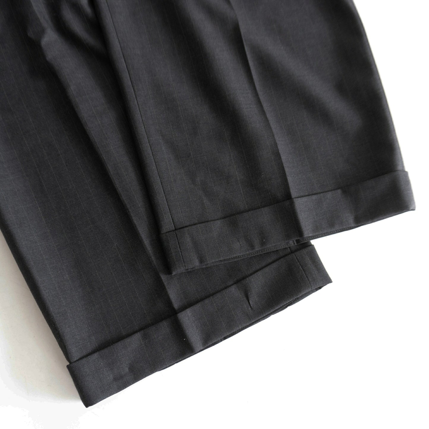 GIORGIO ARMANI Gray Stripe Slacks Trousers Size 40