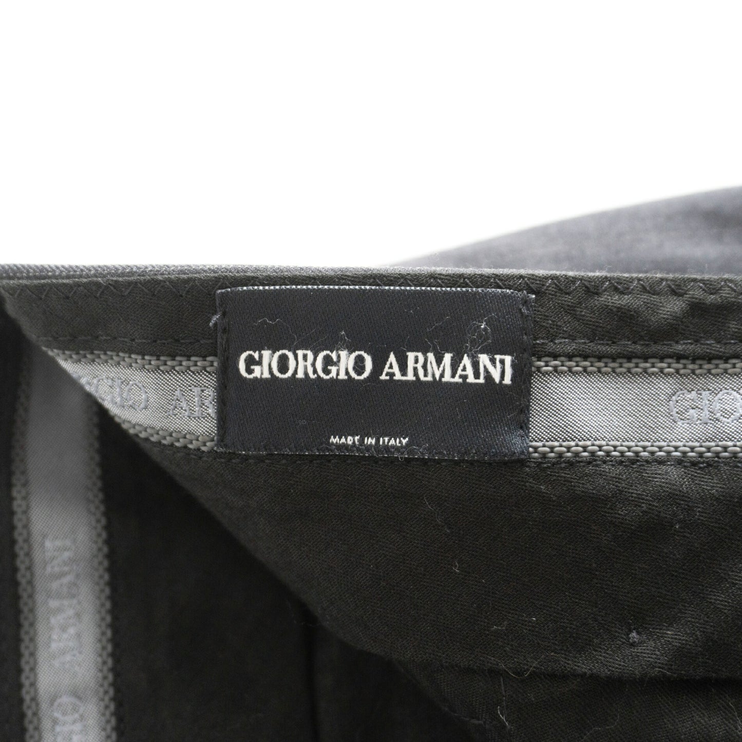 GIORGIO ARMANI Gray Stripe Slacks Trousers Size 40