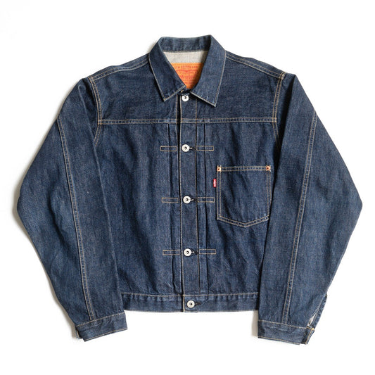 LEVI'S 1st 506XX Big E Dark Indigo Denim Jacket Size 40