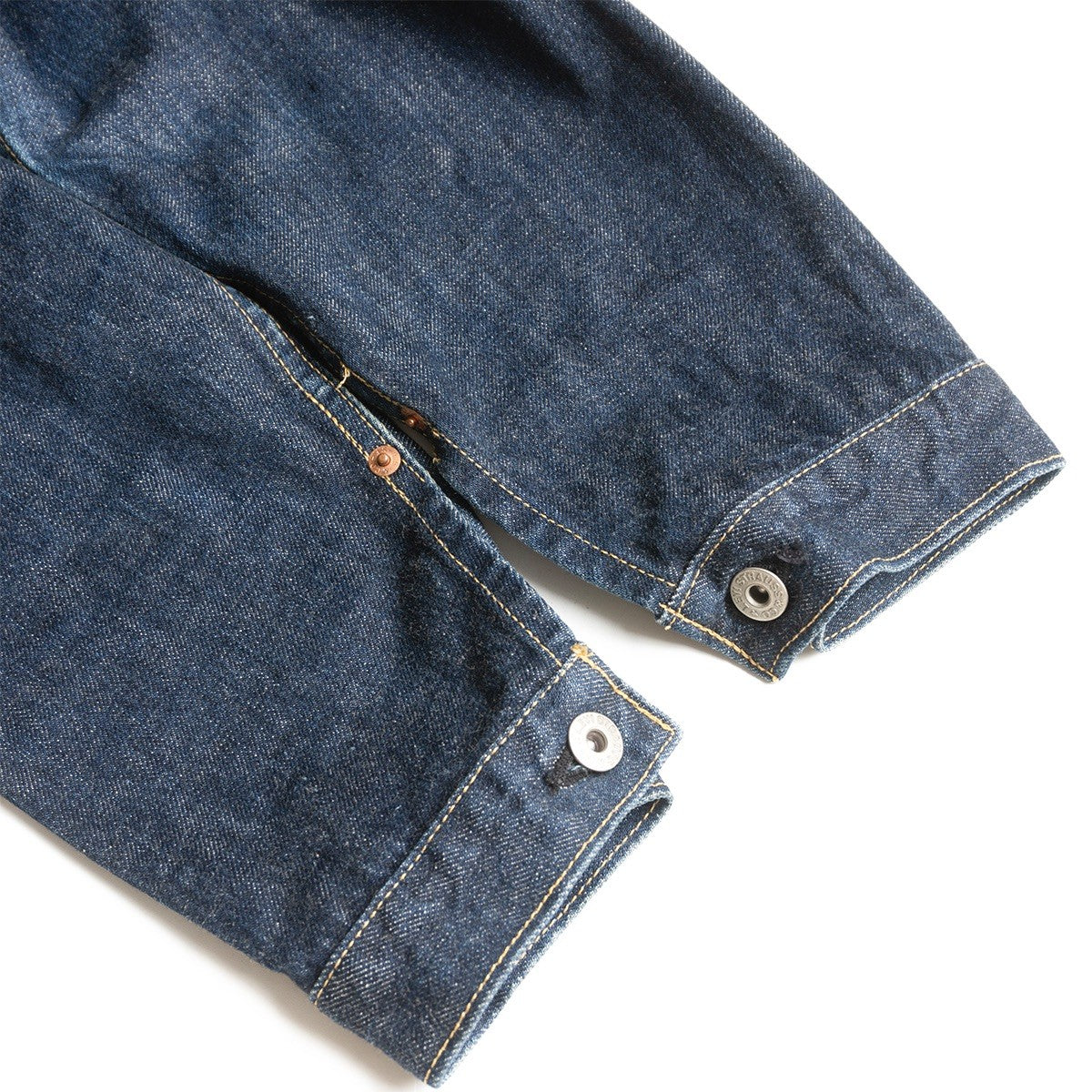 LEVI'S 1st 506XX Big E Dark Indigo Denim Jacket Size 40