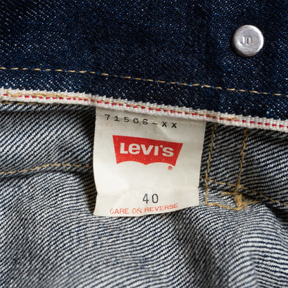 LEVI'S 1st 506XX Big E Dark Indigo Denim Jacket Size 40