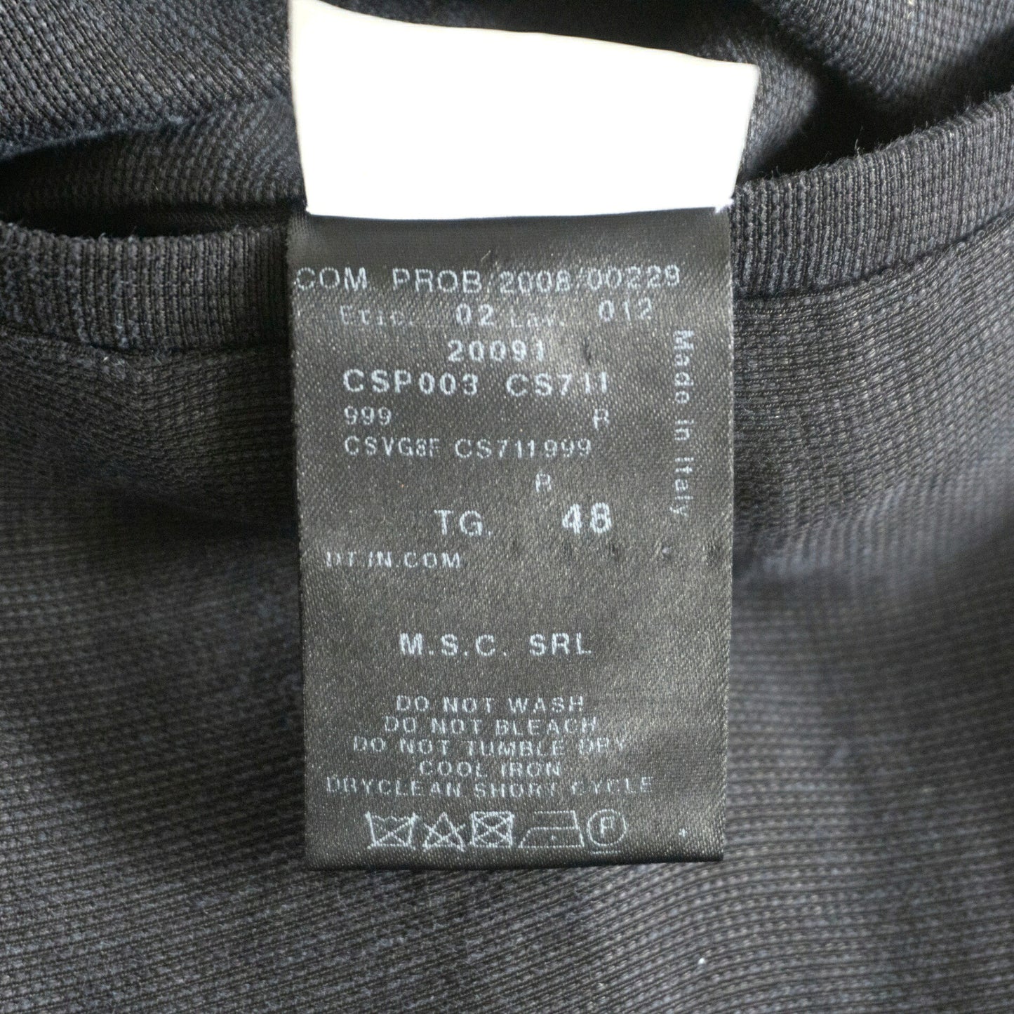 GIORGIO ARMANI Black Slacks Trousers Size 48