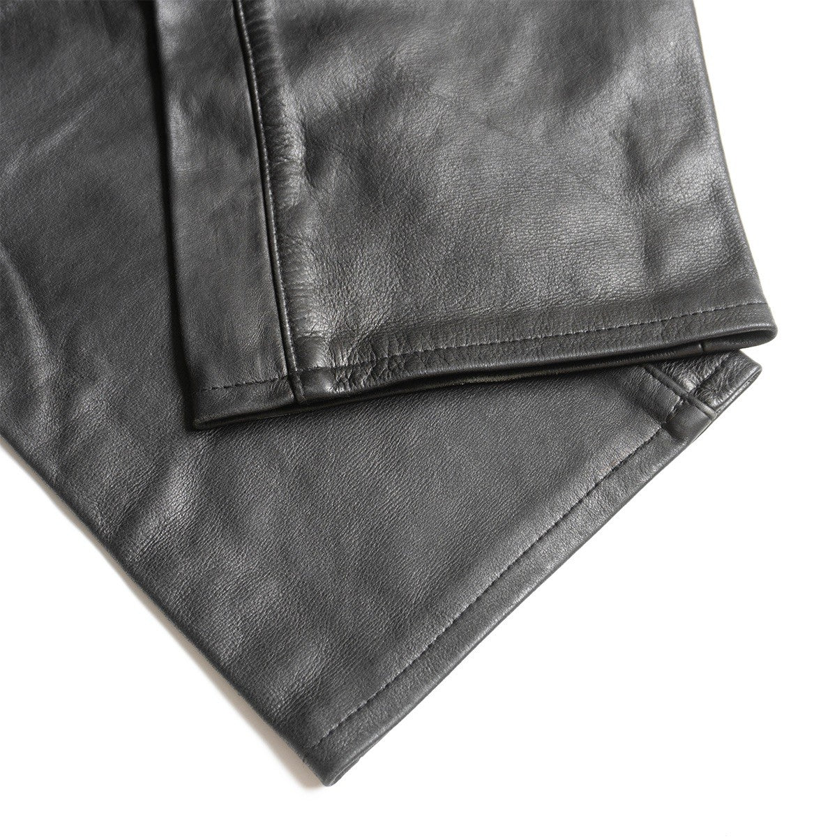 AERO LEATHER Steerhide Leather Pants Black USA-made Size 32