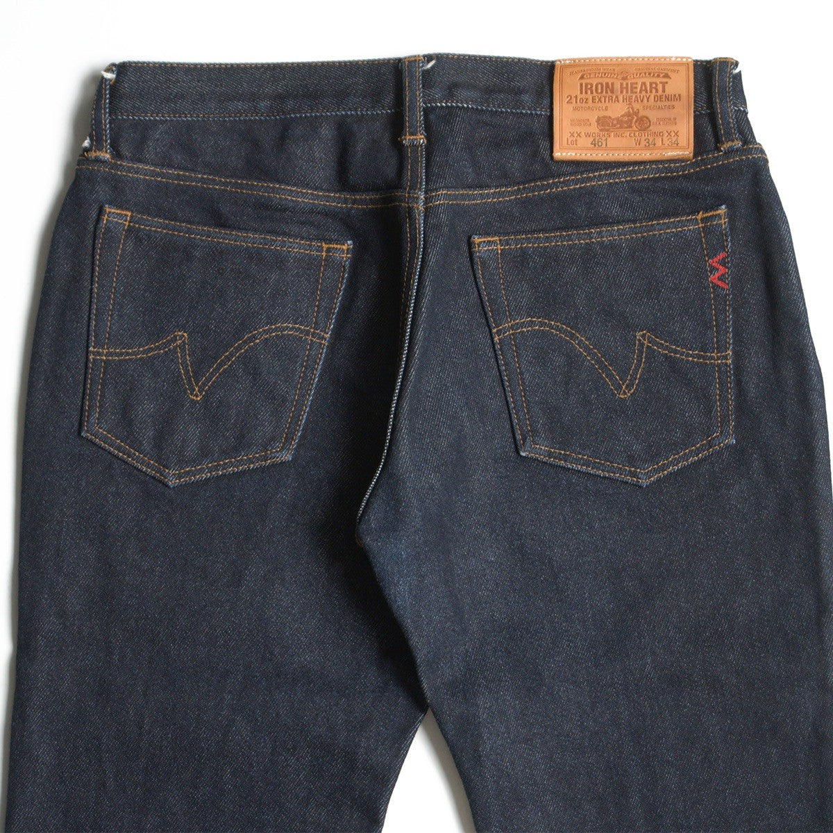 IRON HEART LOT 461 21oz Extra Heavy Denim Bootcut Size 34×34