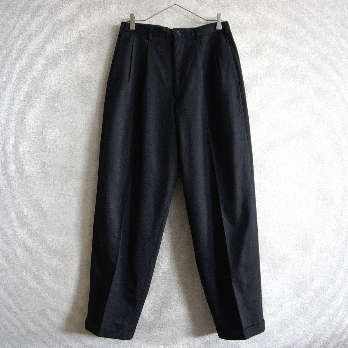 Y's for men 90s Black Wool Wide Slacks Size M